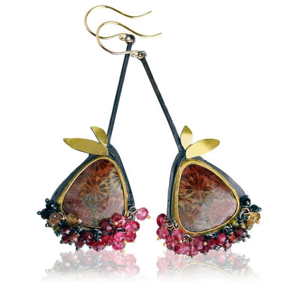 New E - commerce Womens Retro Fashionable And Creative Earrings For Ladies - Zambeel