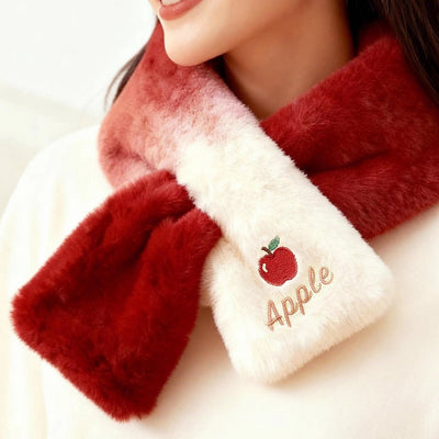 New Fallwinter Red Cozy And Cute Scarf - Zambeel