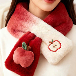 New Fallwinter Red Cozy And Cute Scarf - Zambeel