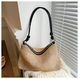 New Fashion Retro Straw Bag Versatile Large Capacity - Zambeel