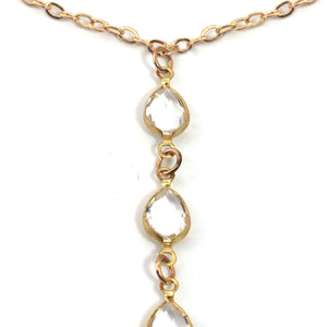 New Horse - eye Diamond Fingerless Bracelet For Women A Stylish Rhinestone Back - of - hand Chain For Summer - Zambeel