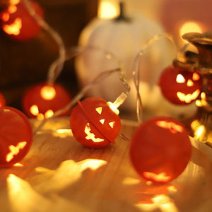 New Led Halloween Lights String Ghost Festival Pumpkin Decorative - Zambeel