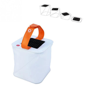 New LED Lantern Solar Collapsible Camp Flashlight Torch Light Waterproof Lantern Handheld Inflatable Balloon Illuminating Lamp - Zambeel