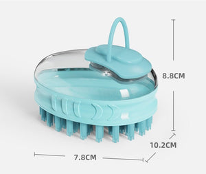 New Pet Bath Brush Dog Rub Massage - Zambeel