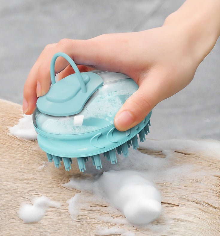 New Pet Bath Brush Dog Rub Massage - Zambeel