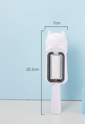 New Pet Cleaning Hair Removal Lent Remover Cat Drum Type Disposable Wipes Comb - Zambeel
