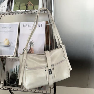 New Retro Large Capacity Casual Shoulder Bag - Zambeel
