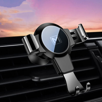 New S4 Gravity Mirror ABS Mobile Phone Bracket Air Conditioning Port Navigation Bracket Gift Customized Mobile Bracket - Zambeel