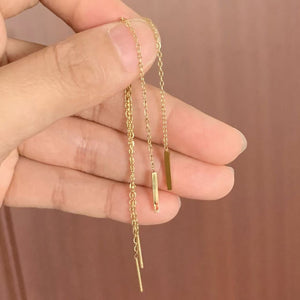 New Tassel Drop Earrings In A Long Instagram - style Designsimple Yet Elegant - Zambeel