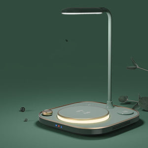New Three - in - one Wireless Magnetic Charger 15W Fast Charging Desk Lamp Suitable - Zambeel