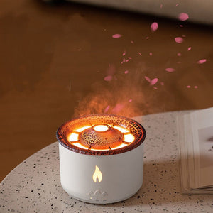 New Two - color Spray Ring Volcano Humidifier - Zambeel