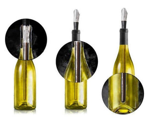 New Wine Chiller Stainless Steel Red Wine Cooling Popsicle Maker Quick Freeze - Zambeel