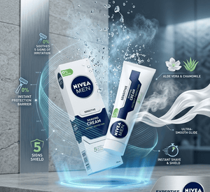 Nivea Men - Sensitive Shaving Cream - Zambeel