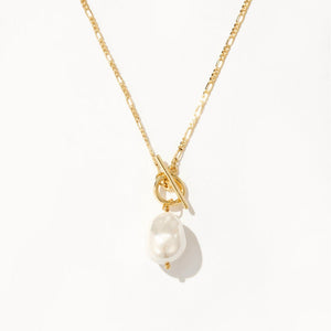 NK Pearl Womens Versatile Baroque Necklace - Zambeel