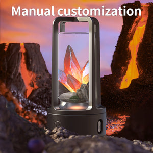 No Accessories 2 In 1 DIY Audio Crystal Light And Bluetooth - compatible Speaker Gift Touch Resin Night Light - Zambeel