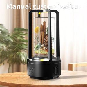 No Accessories 2 In 1 DIY Audio Crystal Light And Bluetooth - compatible Speaker Gift Touch Resin Night Light - Zambeel