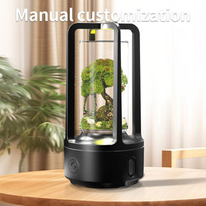 No Accessories 2 In 1 DIY Audio Crystal Light And Bluetooth - compatible Speaker Gift Touch Resin Night Light - Zambeel