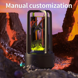 No Accessories 2 In 1 DIY Audio Crystal Light And Bluetooth - compatible Speaker Gift Touch Resin Night Light - Zambeel