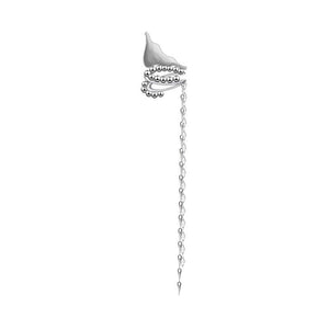 No Pierced Long Elf Ear Clip Chain Ear Bone Earrings - Zambeel