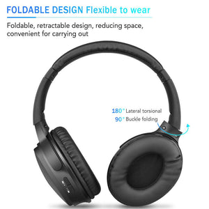 Noise Cancelling Folding Wireless Headset Headset - Zambeel