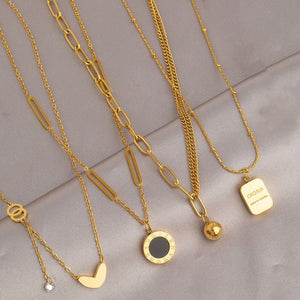 Non - fading Light Luxury High - grade All - match Clavicle Chain Necklace - Zambeel