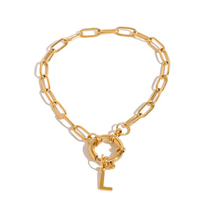 Non - fading Stainless Steel English Letter Bracelet - Zambeel