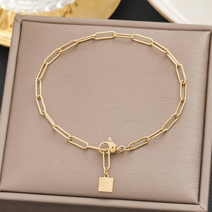 Non - fading Titanium Steel Bracelet Minimalist Versatile And Stylishly Unique - Zambeel