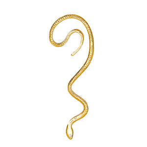 Non - hole Ear Clip Vintage Zircon Snake - shaped Earrings For Women Exaggerated Fake Cartilage Ear Cuff Fashion Jewerly Gifts - Zambeel