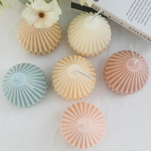 Nordic Style Geometric Lines Pear Shaped Aromatherapy Candles - Zambeel