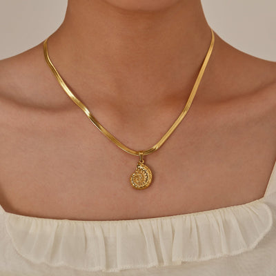 Ocean Series Stainless Steel Conch Shape Hundred Clavicle Chain - Zambeel