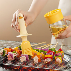 Oil Brush With Bottle Resistant To High Temperature - Zambeel