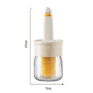 Oil Brush With Bottle Resistant To High Temperature - Zambeel