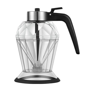 Oil Dispenser Diamond Shaped Glass Oil Bottle Kitchen Push Design Seasoning Bottle - Zambeel