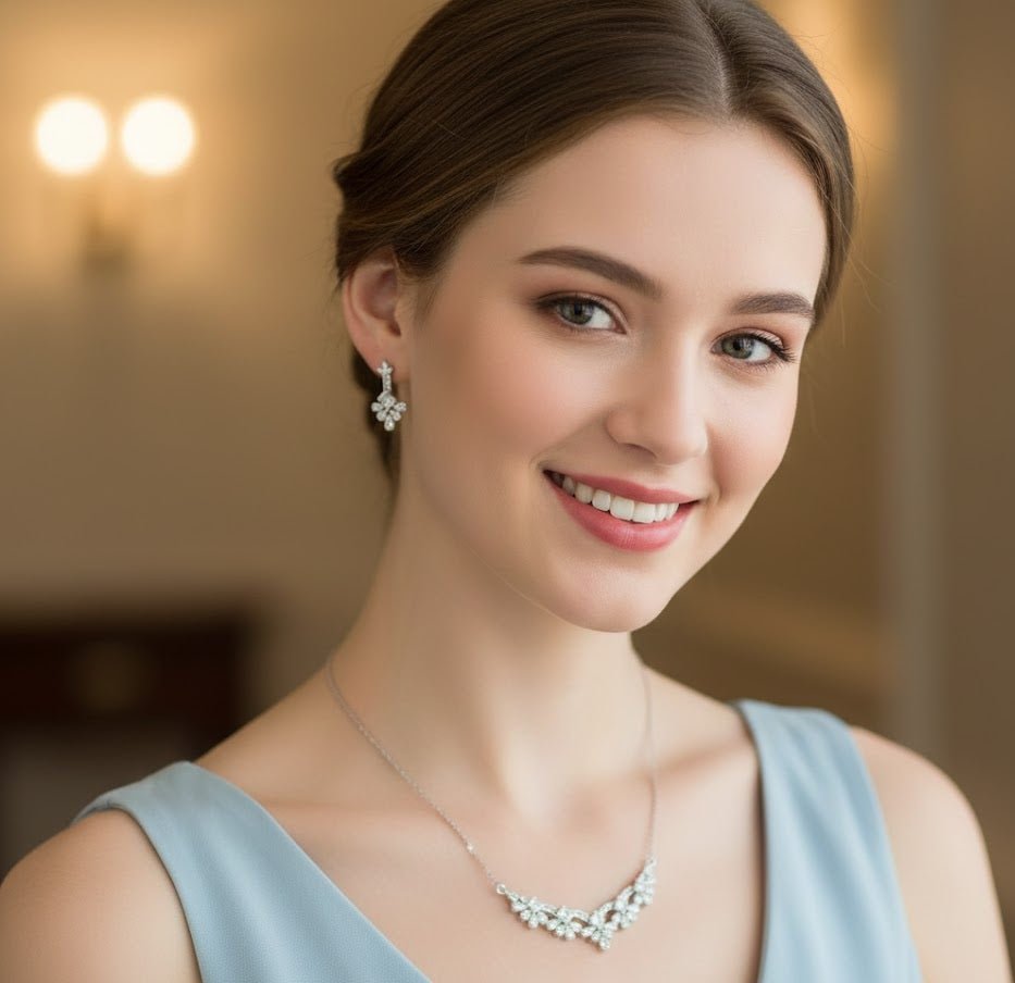 Opaline Majesty Necklace Set - Zambeel