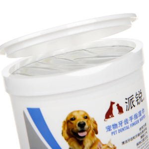 Oral And Dental Cleaning Wipes For Pet Cats And Dogs - Zambeel