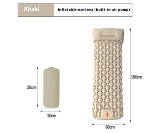 Outdoor Camping Press Inflatable Sleeping Pad - Zambeel