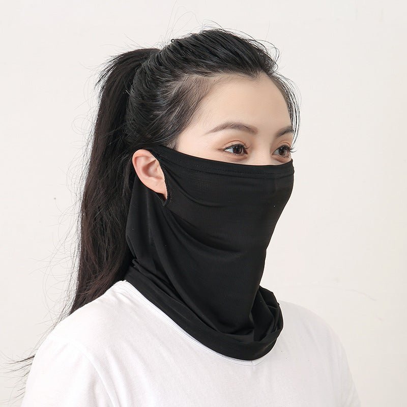 Outdoor Cycling Ice Silk Mesh Mask Sports - Zambeel