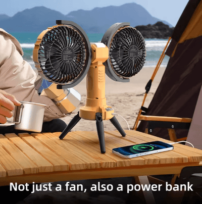 Outdoor Double Heads Fan - Zambeel