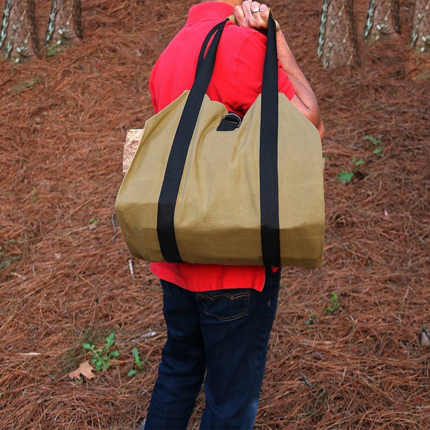 Outdoor Firewood Handbag Portable And Durable - Zambeel