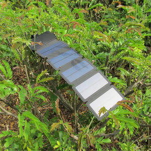 Outdoor Folding Solar Panel Charger Portable 5V 2.1A USB Output Devices Camp Hiking Backpack Travel Power Supply For Smartphones - Zambeel