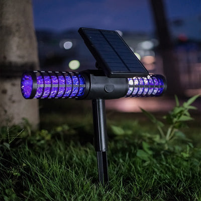 Outdoor garden mosquito killer lamp UV LED lamp IP65 waterproof insect repellent ring sunshine / USB automatic rechargeable mosquito killer lamp - Zambeel