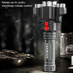 Outdoor Home Portable Riding USB Rechargeable Flashlight - Zambeel