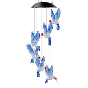 Outdoor Patio Solar Hummingbird Models Garden Decorative Lights - Zambeel
