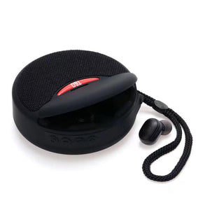 Outdoor Portable Headset Bluetooth Speaker Integrated Wireless 3D Stereo Subwoofer Music Speaker Support TF Card FM Radio - Zambeel