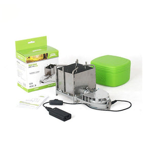 Outdoor Portable Stainless Steel Wood Stove Folding Camping - Zambeel