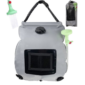 Outdoor Solar Bath Bag Camping Bath Water Storage Bag Portable 20L Bath Water Bag - Zambeel
