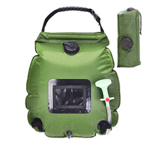 Outdoor Solar Bath Bag Camping Bath Water Storage Bag Portable 20L Bath Water Bag - Zambeel