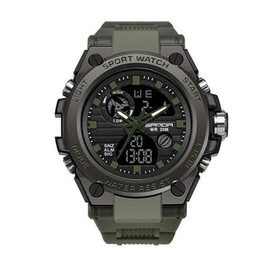 Outdoor Sports Dual Display Movement Multi - kinetic Energy Electronic Watch - Zambeel