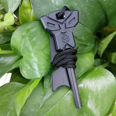 Outdoor Survival Large Solid Flint Multifunctional Fire Rod Magnesium Rod Firearm - Zambeel