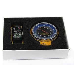 Outdoor travel multi - function pointer altimeter barometer altitude table BKT381 portable mountaineering - Zambeel